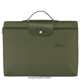 Longchamp Bag - Longchamp Le pIage Green mapa dokumenata šuma muškarci 888TZ4493 torbe