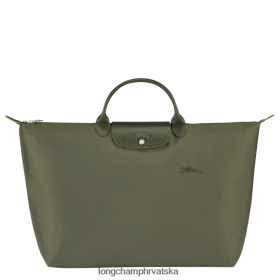 Longchamp Bag - Longchamp Le pIage zelena putnička torba šuma žena 888TZ4787 torbe