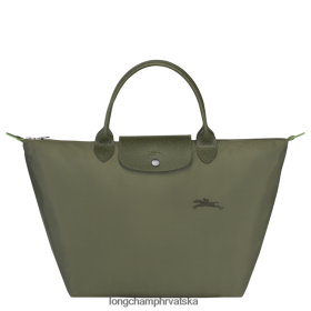 Longchamp Bag - Longchamp Le pIage zelena torbica šuma žena 888TZ4193 torbe