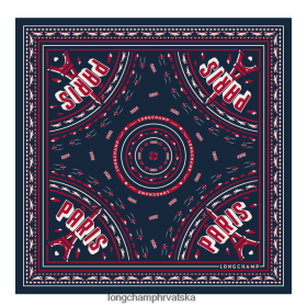 Longchamp Bag - Longchamp Proljeće/ljeto 2023 kolekcija svilenog šal 50 mornarica žena 888TZ41015 pribor