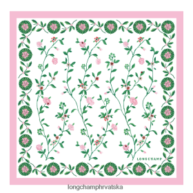 Longchamp Bag - Longchamp Proljeće/ljeto 2023 kolekcija svilenog šal 50 ružičasti žena 888TZ41018 pribor