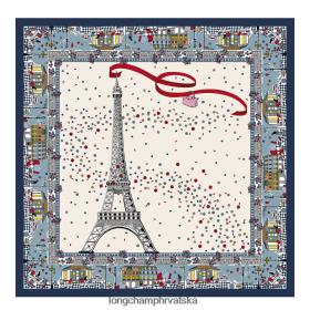 Longchamp Bag - Longchamp Proljeće/ljeto 2023 kolekcija svilenog šal mornarica žena 888TZ41009 pribor