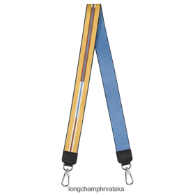 Longchamp Bag - Longchamp Rayures naramenica plava magla žena 888TZ41078 pribor