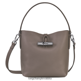 Longchamp Bag - Longchamp Roseau Essential Bucket torba siva žena 888TZ494 torbe