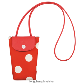 Longchamp Bag - Longchamp Telefonski futrola za kolekciju Le pIage s kožnom čipkom naranča žena 888TZ4676 kožna roba