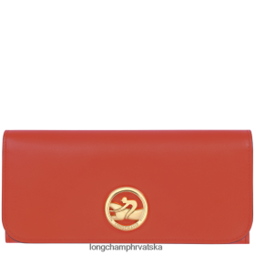 Longchamp Bag - Longchamp kontinentalni novčanik s kutijama naranča žena 888TZ4559 kožna roba