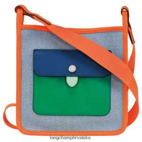 Longchamp Bag - Longchamp le foulonne crossbody torba plava/narančasta žena 888TZ4259 torbe