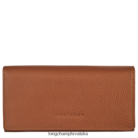 Longchamp Bag - Longchamp le foulonne kontinentalni novčanik karamela žena 888TZ4610 kožna roba