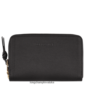 Longchamp Bag - Longchamp novčanik za poštanski sandučić crni žena 888TZ4613 kožna roba