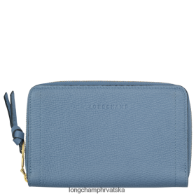 Longchamp Bag - Longchamp novčanik za poštanski sandučić škriljac žena 888TZ4616 kožna roba