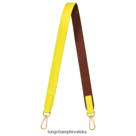 Longchamp Bag - Longchamp remen za rame limun/smeđi žena 888TZ41081 pribor