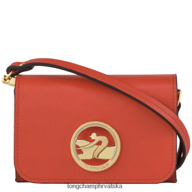 Longchamp Bag - Longchamp torbica kovanica s box-trot s remenom na ramenu naranča žena 888TZ4517 kožna roba