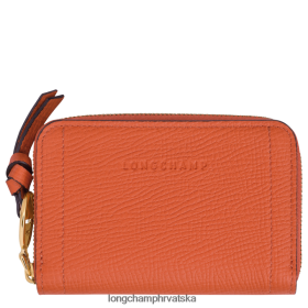 Longchamp Bag - Longchamp torbica za kovanice poštanskog sandučića karot žena 888TZ4541 kožna roba