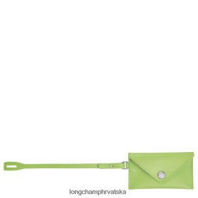 Longchamp Le Pliage - Longchamp Ključni rezervoar za poštanski sandučić zeleno svjetlo žena 888TZ4755 kožna roba