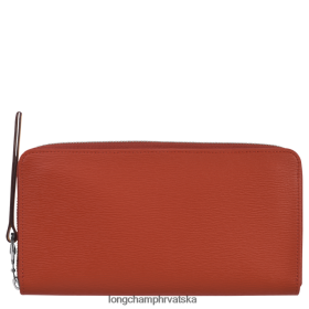Longchamp Le Pliage - Longchamp LE PLIAGE City Wealet sa Zip okolo terakota žena 888TZ4551 kožna roba