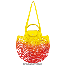 Longchamp Le Pliage - Longchamp LE PLIAGE FILET MESH TORG žuta/narančasta žena 888TZ48 torbe