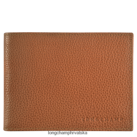 Longchamp Le Pliage - Longchamp Le FouLonne novčanik karamela muškarci 888TZ4635 kožna roba