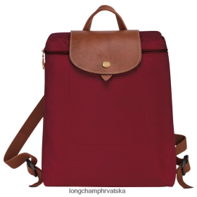 Longchamp Le Pliage - Longchamp Le Pliage originalni ruksak crveni žena 888TZ4443 torbe