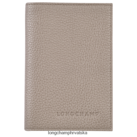 Longchamp Le Pliage - Longchamp Poklopac putovnice Le Foulonne grlica muškarci 888TZ4728 kožna roba