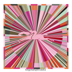 Longchamp Le Pliage - Longchamp Proljeće/ljeto 2023 kolekcija svilenog šal 70 fuksija žena 888TZ41037 pribor
