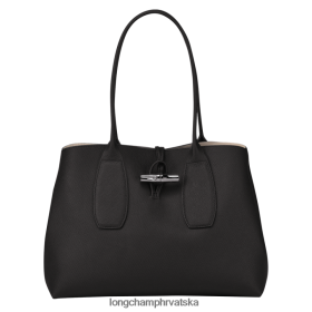 Longchamp Le Pliage - Longchamp Roseau Tote Bag crni žena 888TZ4368 torbe