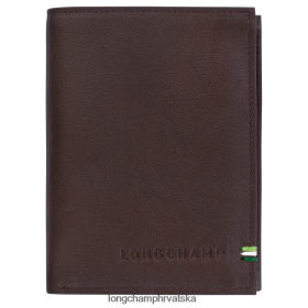 Longchamp Le Pliage - Longchamp Sur Seine novčanik moka muškarci 888TZ41130 kožna roba