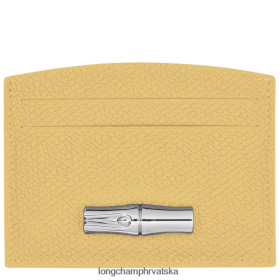 Longchamp Le Pliage - Longchamp držač roseau kartice kukuruz žena 888TZ4638 kožna roba