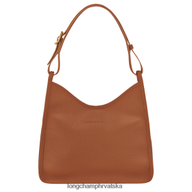 Longchamp Le Pliage - Longchamp le foulonne hobo torba karamela žena 888TZ4389 torbe