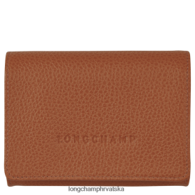 Longchamp Mini Bag - Longchamp Le Foulonne torbica kovanica karamela žena 888TZ4522 kožna roba