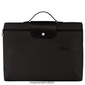 Longchamp Mini Bag - Longchamp Le pIage Green mapa dokumenata crni muškarci 888TZ4492 torbe