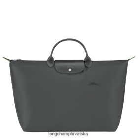 Longchamp Mini Bag - Longchamp Le pIage zelena putnička torba grafit žena 888TZ4789 torbe