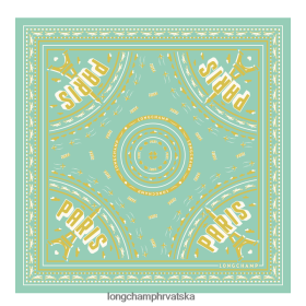 Longchamp Mini Bag - Longchamp Proljeće/ljeto 2023 kolekcija svilenog šal 50 Celadon žena 888TZ41017 pribor