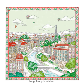 Longchamp Mini Bag - Longchamp Proljeće/ljeto 2023 kolekcija svilenog šal 90 naranča žena 888TZ41044 pribor