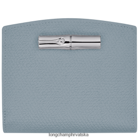 Longchamp Mini Bag - Longchamp Roseau novčanik plava plava boja žena 888TZ4585 kožna roba