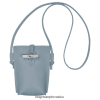 Longchamp Mini Bag - Longchamp Roseau telefon s čipkom plava plava boja žena 888TZ4687 kožna roba
