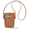 Longchamp Mini Bag - Longchamp Roseau telefon s čipkom prirodan žena 888TZ4684 kožna roba