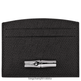 Longchamp Mini Bag - Longchamp držač roseau kartice crni žena 888TZ4636 kožna roba