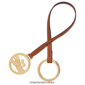 Longchamp Mini Bag - Longchamp prstenovi s ključem s kutijama konjak žena 888TZ4741 kožna roba
