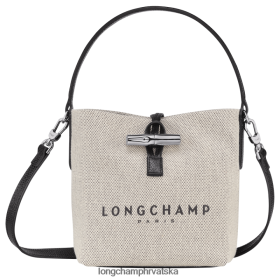 Longchamp Mini Bag - Longchamp torba s kanicom roseau Ekru žena 888TZ4117 torbe