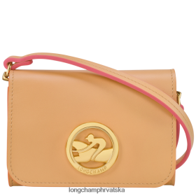 Longchamp Mini Bag - Longchamp torbica kovanica s kožom s kožom čipkom biljni žena 888TZ4513 kožna roba